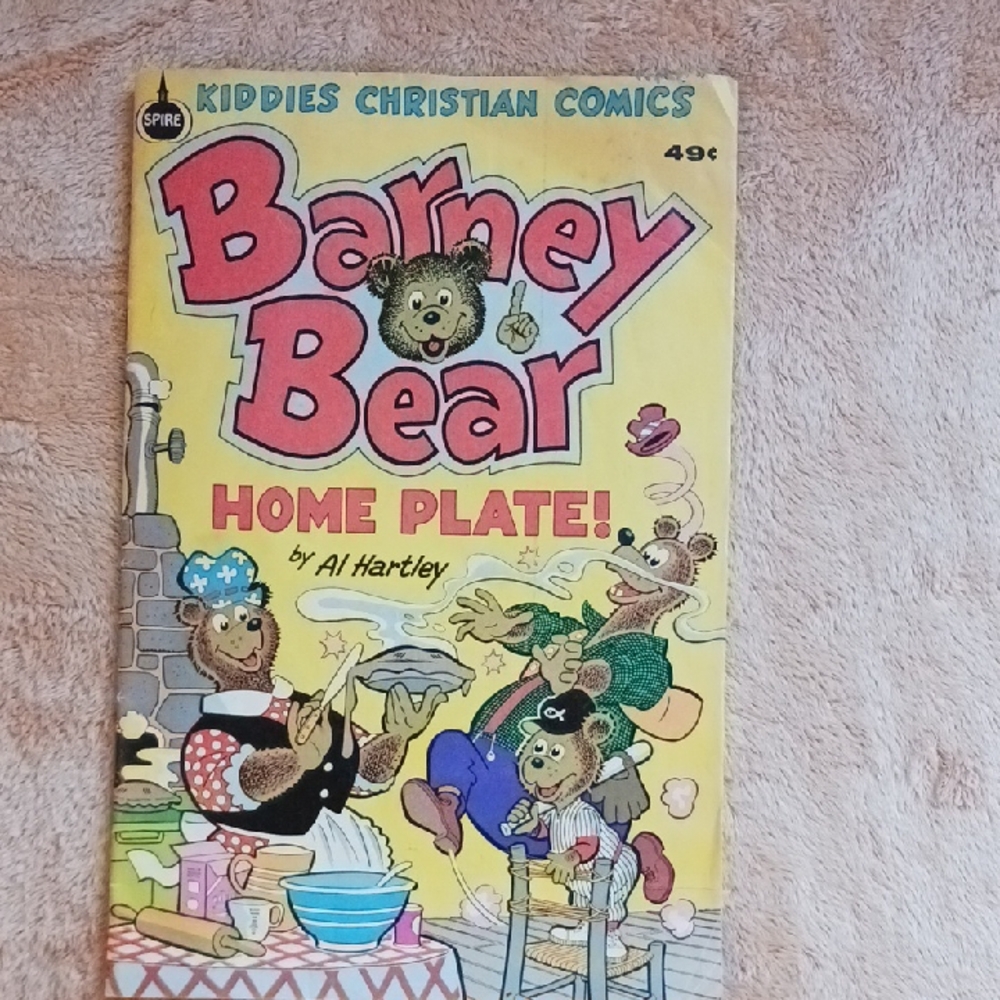 Barney Bear Kids Comic Book - Yellow Cover